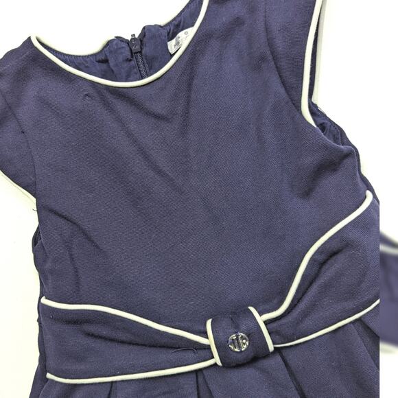 Mayoral Chic Dress Girls Size 5 Navy Classy Preppy Boutique - Picture 2 of 4